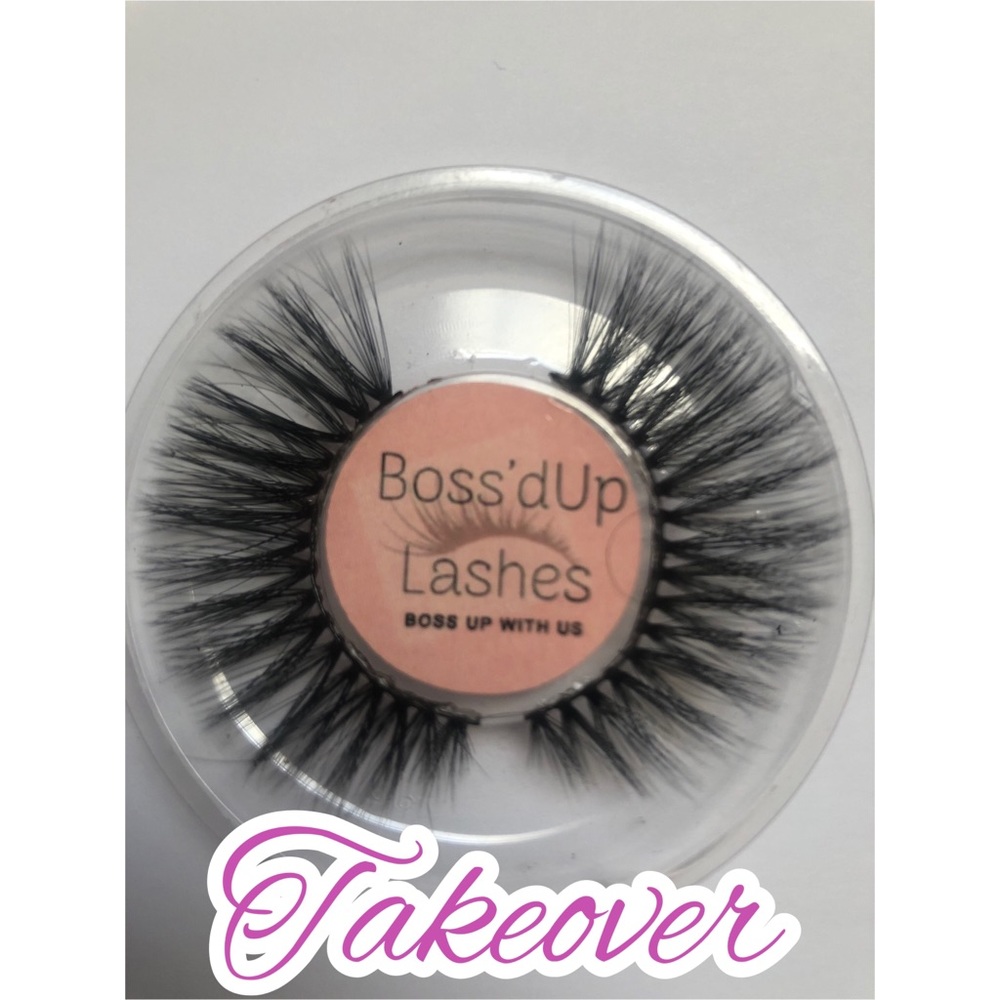 “Takeover” 3D Mink False Eyelashes (Natural Lite )
